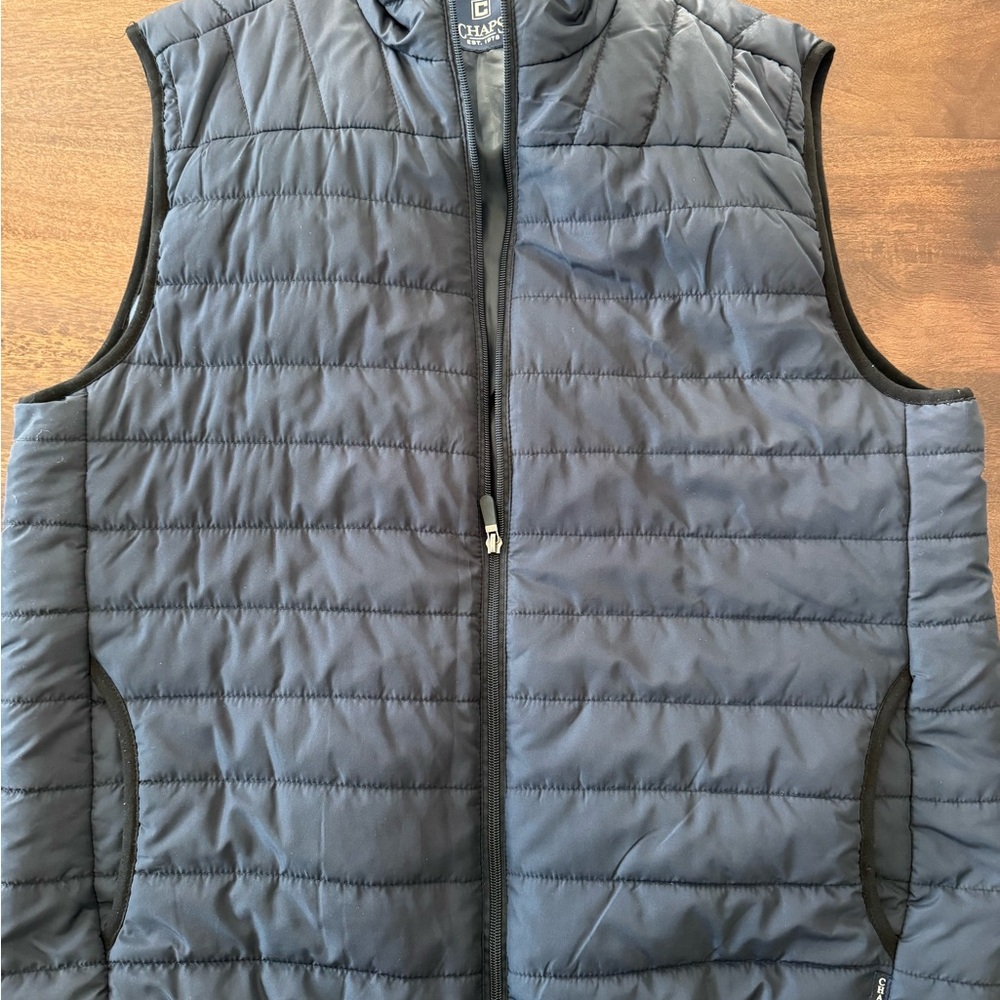 Chaps Men's Navy Quilted Vest